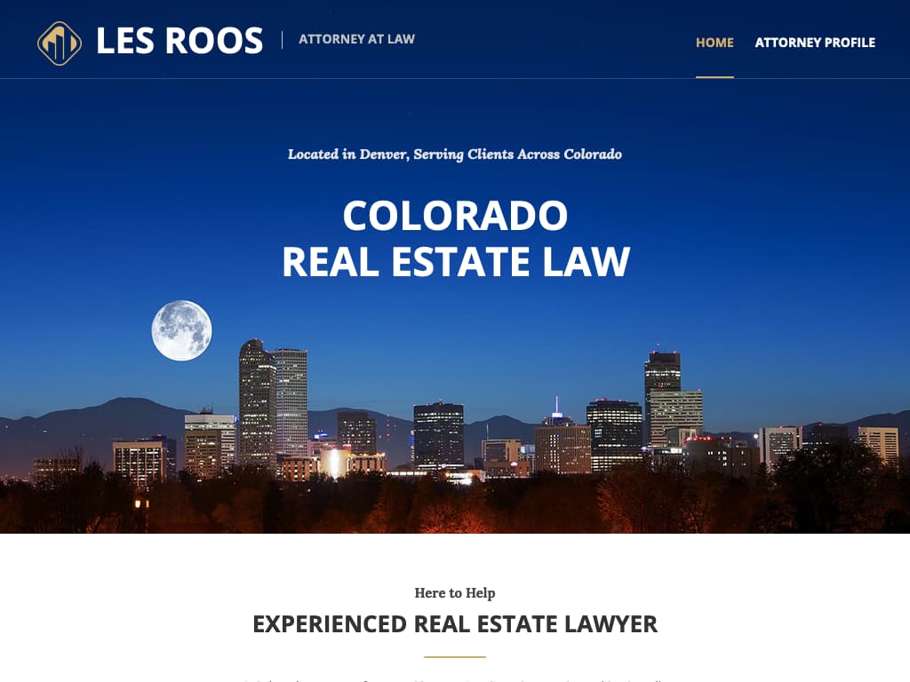 Les Roos, Attorney at Law